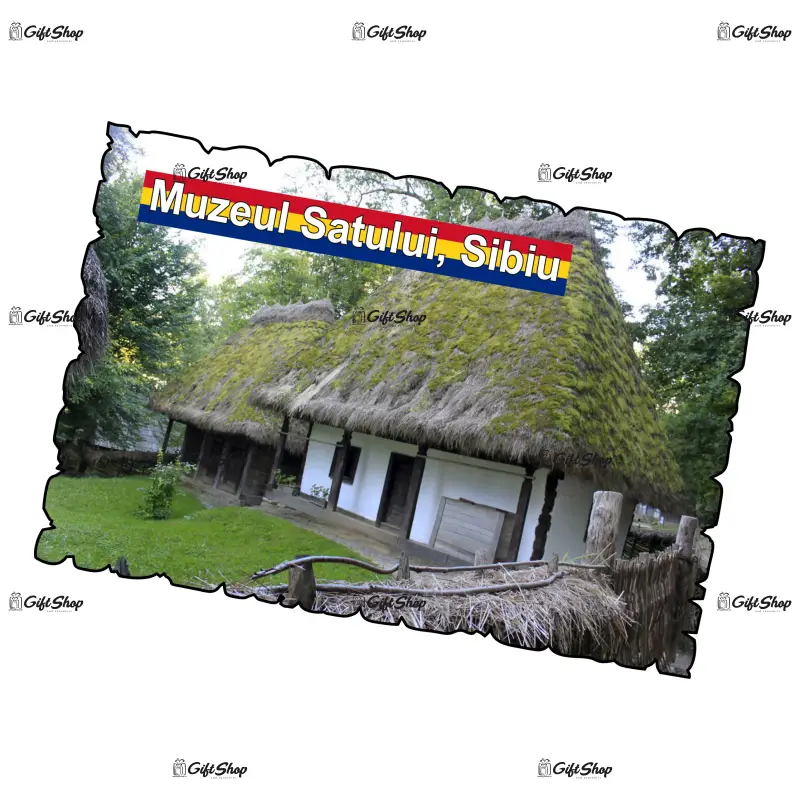 Muzeul satului, sibiu, magnet frigider mgs184